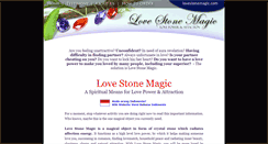 Desktop Screenshot of lovestonemagic.com